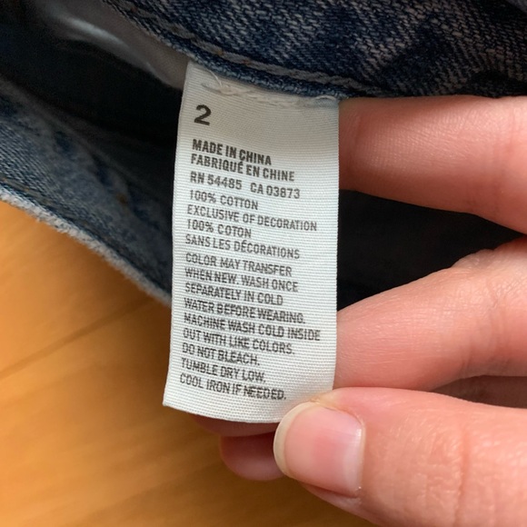 American Eagle AEO Denim Light Wash Shorts - Picture 4 of 5